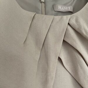 Linen Mix Shift Dress by Planet UK